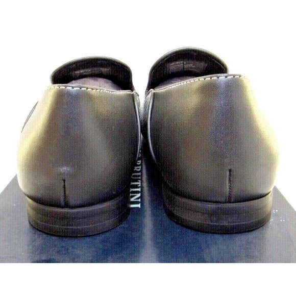 Mens Giorgio Brutini Jute Smoker Loafer CAMBY Gray Black Loafers 179401 Sz 7 NEW - Picture 4 of 5